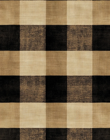 黑白棕格纹布料图案