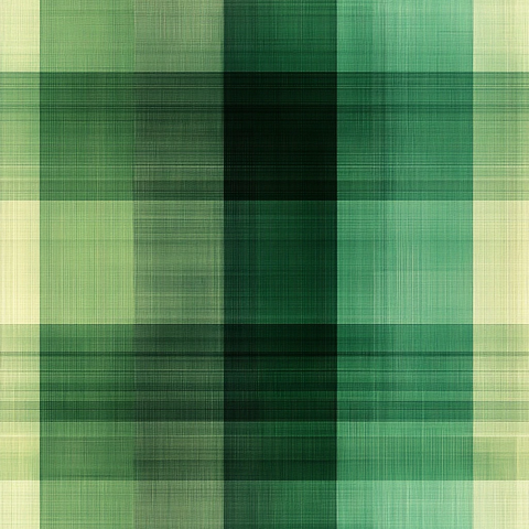 渐变绿色格纹图案设计