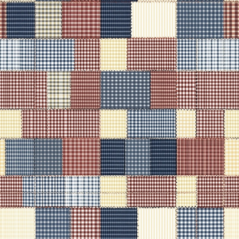 复古拼布图案拼接纹理