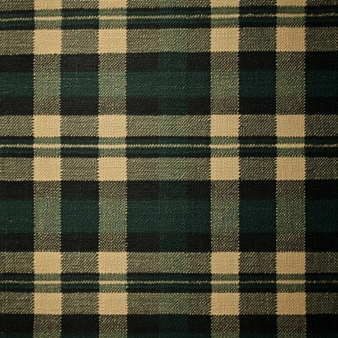 绿色黑底猎装花纹布料