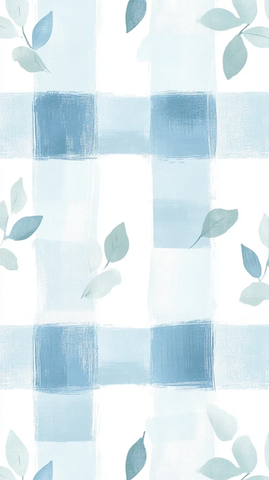 柔和蓝色方格壁纸