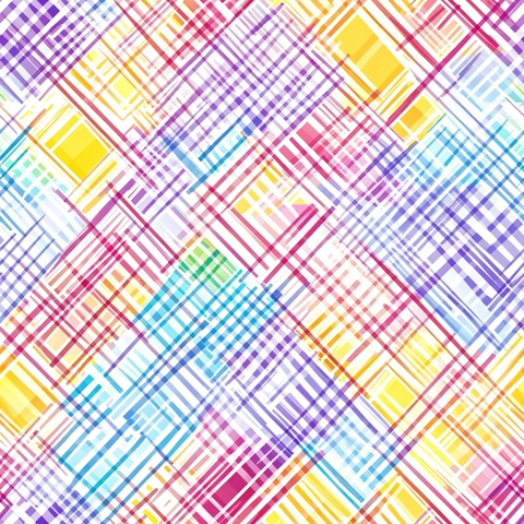 明亮格纹面料图案