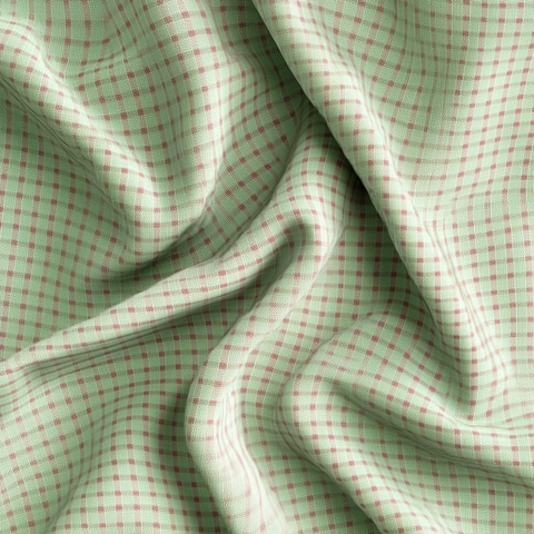 女式上衣细格纹设计