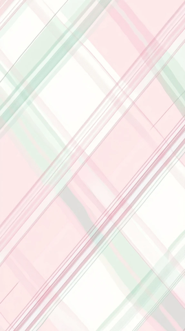 粉色薄荷格纹无缝图案