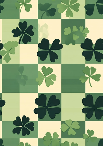 三叶草方格图案设计