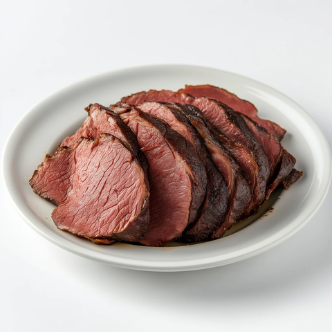 白盘烟熏烤牛肉