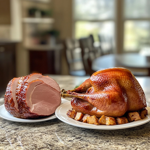 烟熏火鸡和火腿二选一