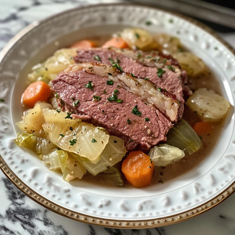 慢炖牛肉与卷心菜