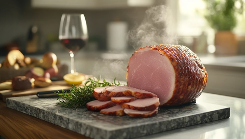 烟熏火腿与烤火鸡