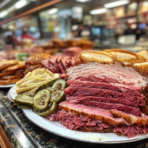 传统熟食三明治大份量