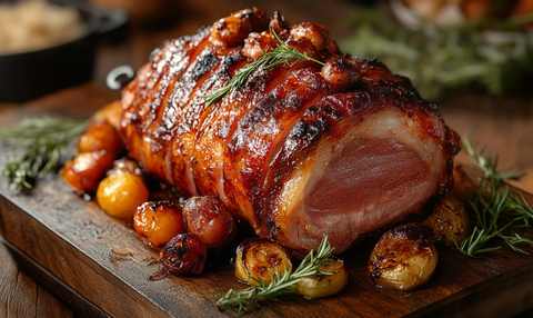 烤乳猪卡通风格