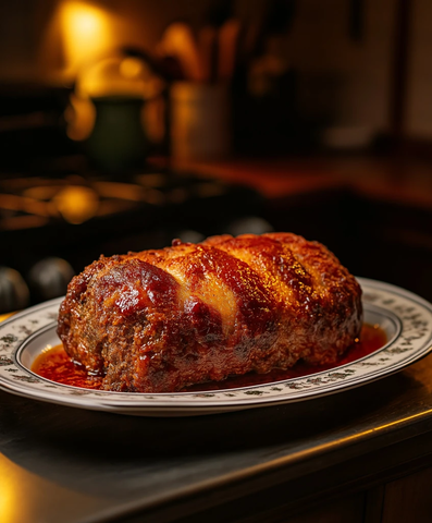 烤肉饼盘装厨房实景