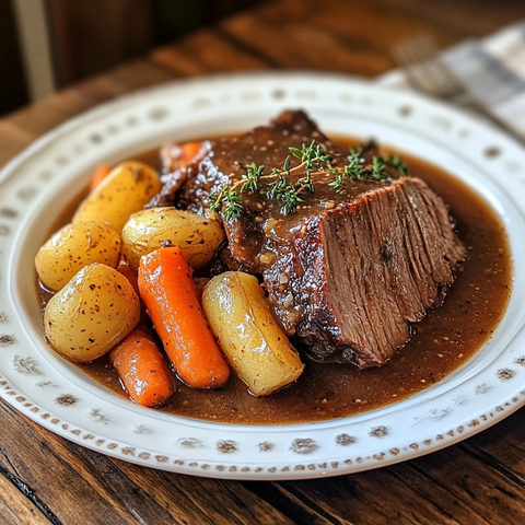 经典炖牛肉配胡萝卜小土豆