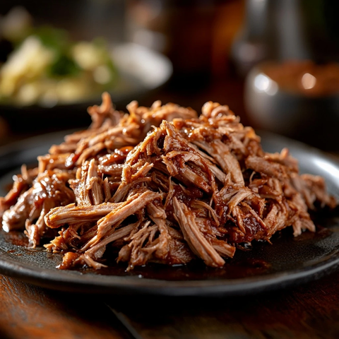 香嫩烤猪肉配餐盘