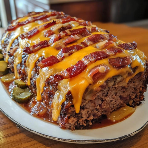 培根芝士汉堡肉饼