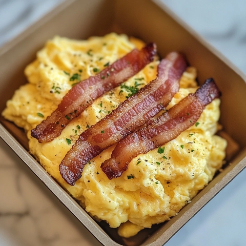 炒蛋培根纸盒装