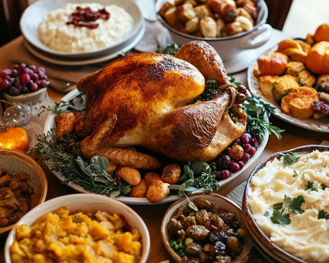 感恩节晚餐家庭聚会