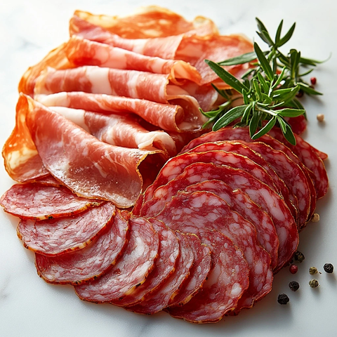 萨拉米培根火腿切片组合