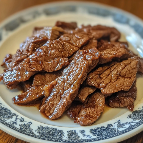 自制薄切牛肉