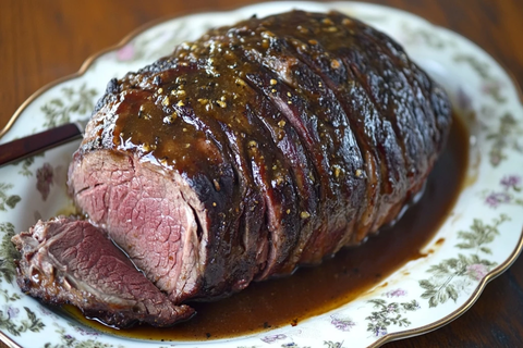 烤牛肉臂肉配土豆泥