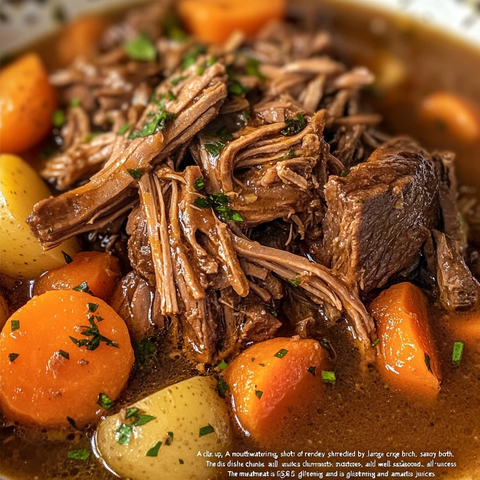 炖牛肉配胡萝卜土豆