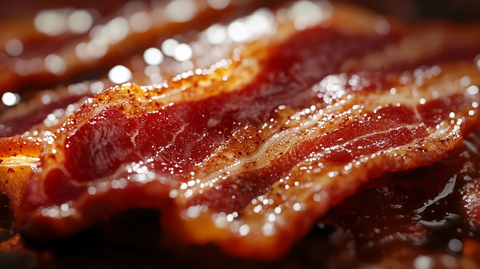 生肉切片特写镜头