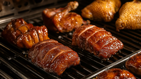 蜜汁叉烧盐焗鸡烤鸭工厂