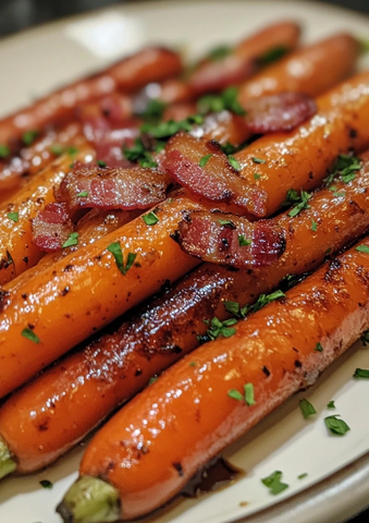 枫糖培根胡萝卜