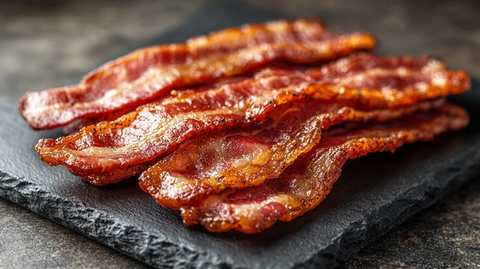 脆皮培根堆叠透明背景