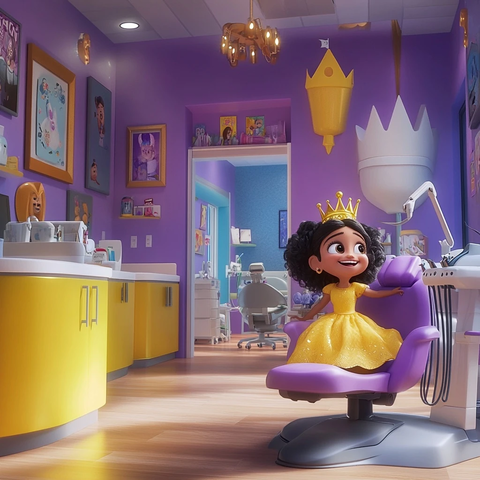女孩牙医诊所变公主