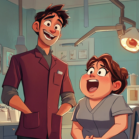 牙医咬护士诊所趣事