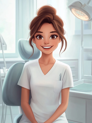 年轻牙医咨询室漫画