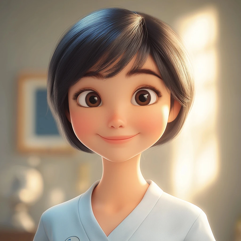 护士微笑温暖照护