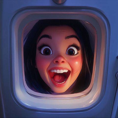 女孩笑在牙科诊室