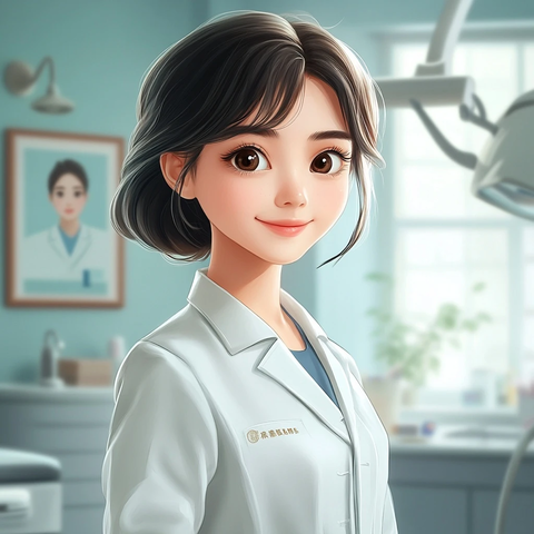 中国女牙医咨询室场景