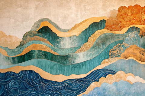 山水景观艺术壁画