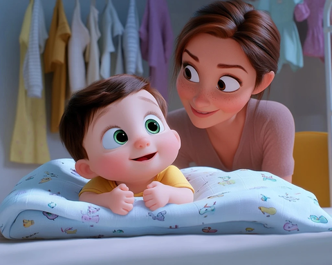 新生儿与母亲温馨互动