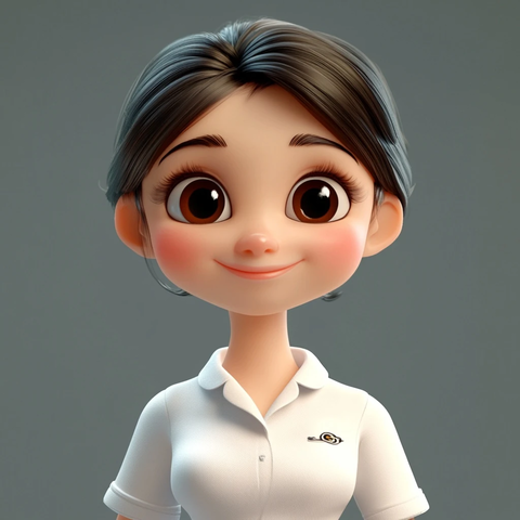 可爱玩偶微笑表情