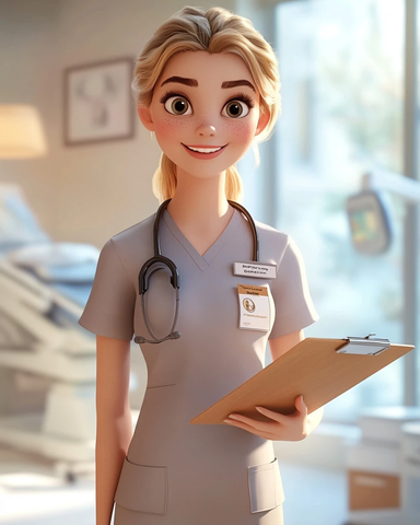 专业医疗女性形象