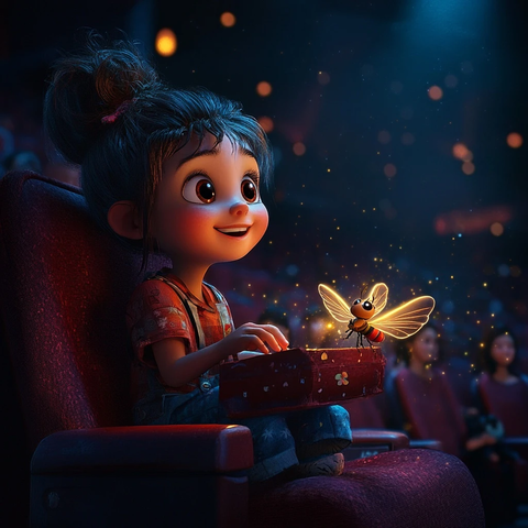萤火虫与孩子影院相遇