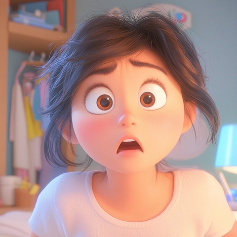 音乐教师镜子前微笑