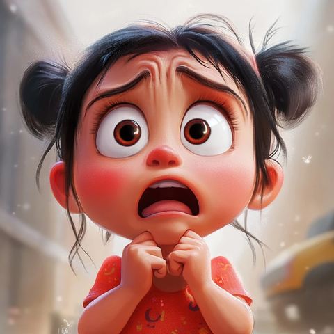 情感连接困难角色插画