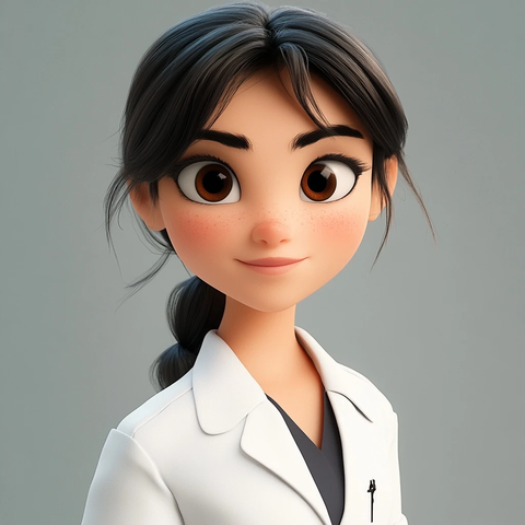 女博士实验室白色外套