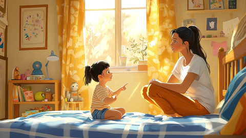 索菲与吉玛床上的影子