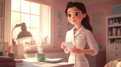 药剂师的清晨卧室