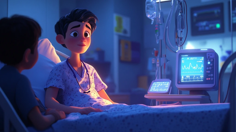 病人医院病床心电监护