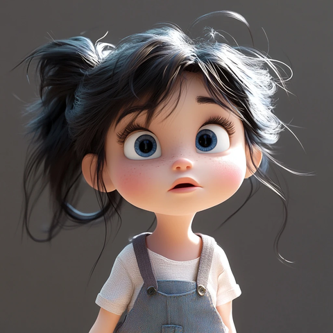 女孩与影子午后对话