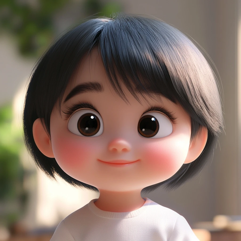 宝宝金智恩的纯真笑容