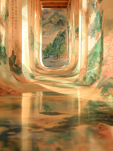 古风壁画艺术长廊