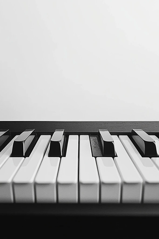 白色背景键盘图像